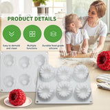Silicone Raspberry and Blackberry Baking Mold 8 Compartments Red
