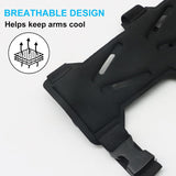 Archery Arm Guard Adjustable Breathable for Adults and Youth - Top-Down View