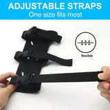 Archery Arm Guard Adjustable Breathable for Adults and Youth - Rear View