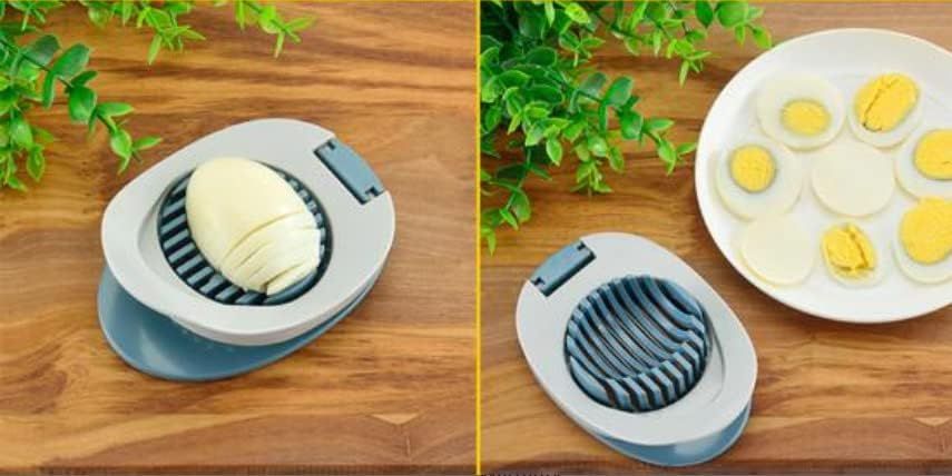 2 Piece Egg Slicer Set Stainless Steel Wires
