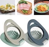 2 Piece Egg Slicer Set Stainless Steel Wires