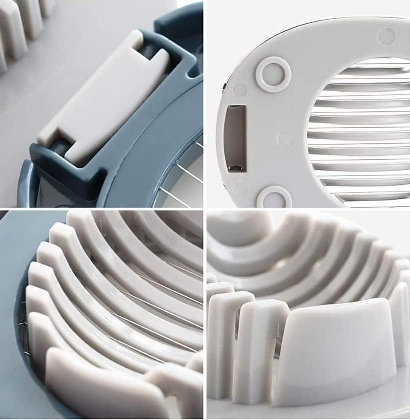 2 Piece Egg Slicer Set Stainless Steel Wires