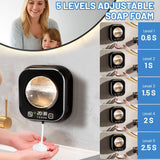 Automatic Foaming Soap Dispenser Rechargeable Black, 320 ml