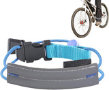 1 Set Reflective Ankle Straps Adjustable for Running and Cycling