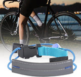 1 Set Reflective Ankle Straps Adjustable for Running and Cycling - Side View