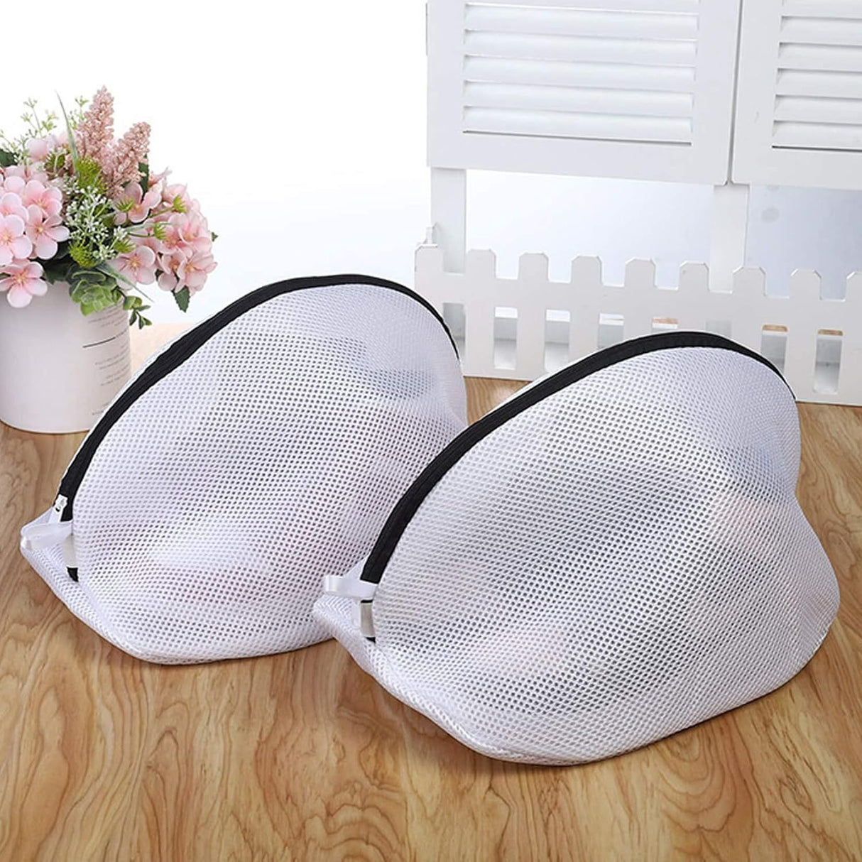 2 Piece Washing Machine Shoe Bag Set Reusable, 38 x 21 x 23 cm