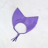 2 Piece Waterproof Cat Shower Cap Set with Ear Protection - Front View