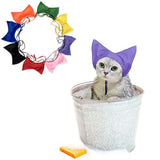2 Piece Waterproof Cat Shower Cap Set with Ear Protection - 45-Degree Angle