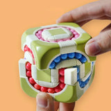 1 Piece Magnetic Twist Puzzle Ball 3 Levels Green