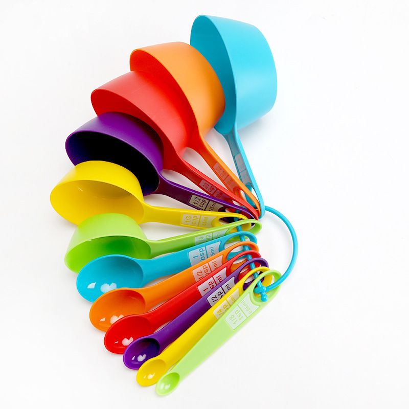 12 Piece Measuring Cups and Spoons Set Dishwasher Safe