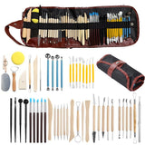51 Piece Clay Tool Set for Modeling and Pottery