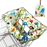 1 Piece Baby Shopping Cart and High Chair Cover with Carry Bag
