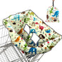 1 Piece Baby Shopping Cart and High Chair Cover with Carry Bag