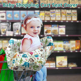 1 Piece Baby Shopping Cart and High Chair Cover with Carry Bag