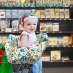 1 Piece Baby Shopping Cart and High Chair Cover with Carry Bag, image 2