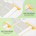 6 Piece Automatic Silicone Bookmark Set 6 Colors