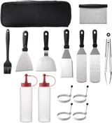 14 Piece Stainless Steel Barbecue Tool Set with Carrying Bag