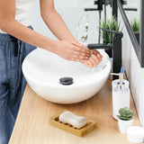 2 Piece Bamboo Soap Holder Set Square