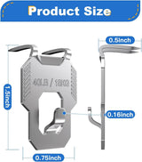 20 Piece Picture Hanging Hooks for Drywall Holds up to 18 kg - Front View