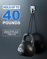20 Piece Picture Hanging Hooks for Drywall Holds up to 18 kg