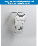 20 Piece Picture Hanging Hooks for Drywall Holds up to 18 kg - 45-Degree Angle