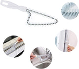 8 Piece Cleaning Brush Set for Crevices and Door Rails - 45-Degree Angle