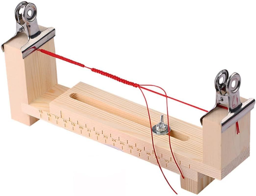 Wooden Paracord Jig with 2 Clamps, 22 cm