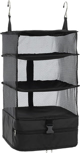 Hanging Packing Cube Clothing Organizer Black, 30 x 30 x 61 cm