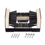 Outdoor Shoe Brush Iron Boot Cleaner with Side Brushes