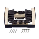Outdoor Shoe Brush Iron Boot Cleaner with Side Brushes