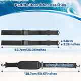 Kayak Carrying Strap with Shoulder Pad for SUP and Surfboard - Front View