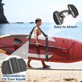 Kayak Carrying Strap with Shoulder Pad for SUP and Surfboard - Top-Down View