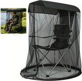 Canopy Chair Mosquito Net Black, 89 x 82 x 160 cm
