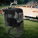 Canopy Chair Mosquito Net Black, 89 x 82 x 160 cm - Front View