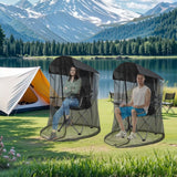 Canopy Chair Mosquito Net Black, 89 x 82 x 160 cm