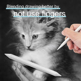 12 Piece Drawing Blending Set with Sanding Board - Rear View