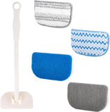 Bathroom Cleaning Brush 4 in 1 with Long Handle 180 Degree Rotating
