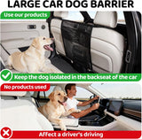 Universal Car Dog Guard Safety Net with Storage Compartment Black - Side View
