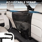 Universal Car Dog Guard Safety Net with Storage Compartment Black