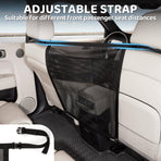 Universal Car Dog Guard Safety Net with Storage Compartment Black