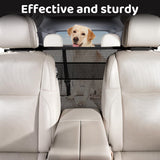 Universal Car Dog Guard Safety Net with Storage Compartment Black - 45-Degree Angle