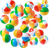 28 Piece Inflatable Mini Beach Ball Set, 13 cm