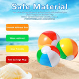 28 Piece Inflatable Mini Beach Ball Set, 13 cm - Side View