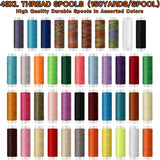 200 Piece Sewing Set with 43 Thread Spools and Scissors