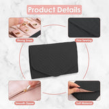 Foldable Travel Jewelry Organizer Black, 43 x 23 cm - Top-Down View