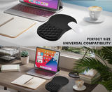 Ergonomic Memory Foam Mouse Pad with Wrist Rest Ocean Blue