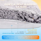 Reversible Cooling Mat for Dog and Cat Dark Blue, 60 x 90 cm