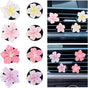 8Pcs Cute Car Air Freshener Vent Clips, Resin Flower Vent Clips, Cute Car Accessories for Women Interior
