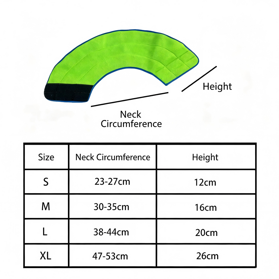Soft Breathable Dog Cone Collar, Adjustable Pet Recovery E‑Collar for Medium Dogs & Cats, Anti‑Licking Wound Protection Elizabethan Collar, Size M