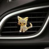 Bling Rhinestone Car Air Vent Clip,Car Air Freshener Vent Clips,Car Air Conditioning Outlet Clip Decorative,Bling Car Accessories Car Interior Decoration Charm,Cute Car Decor
